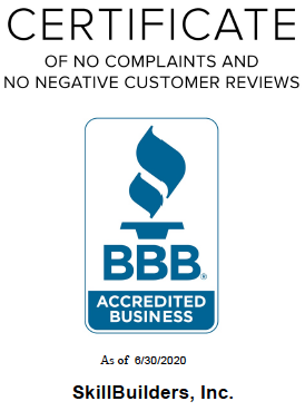 BBB Zero Complaints Certification